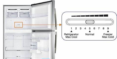 Samsung fridge temperature control location
