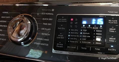 Samsung Dryer Control Panel