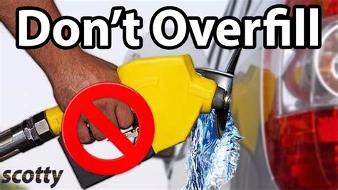 Avoid Overfilling Your Tank