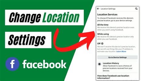 Facebook Location Settings
