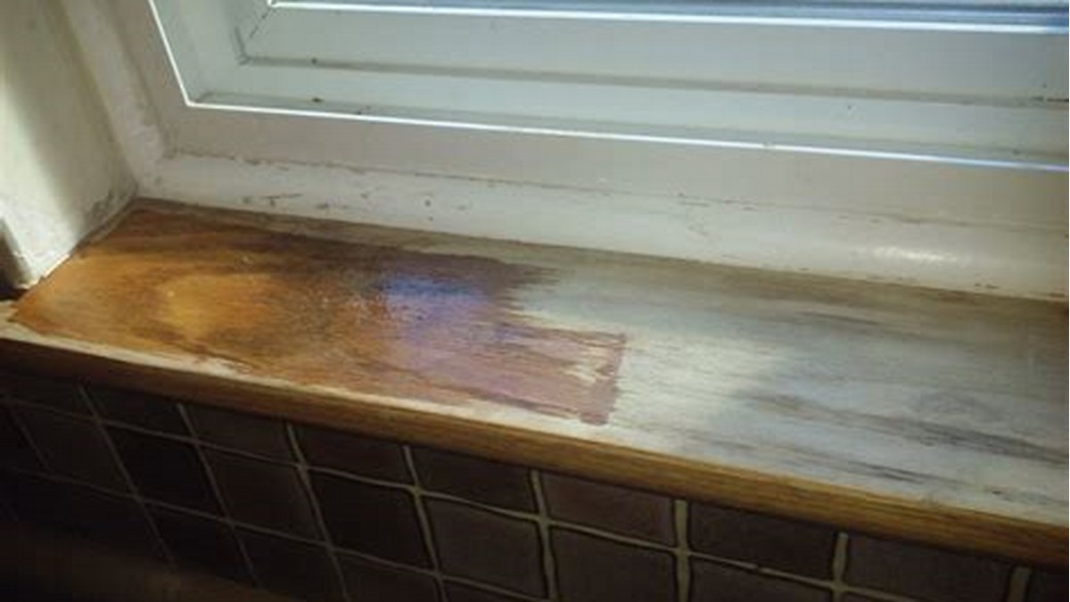 Refinish and Paint the Window Sill