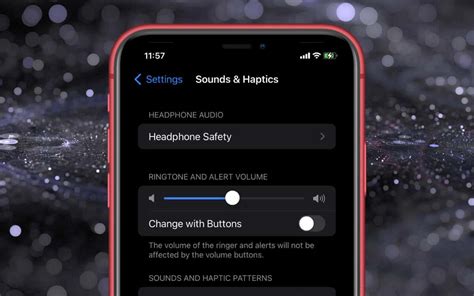 Adjust Sound on iPhone