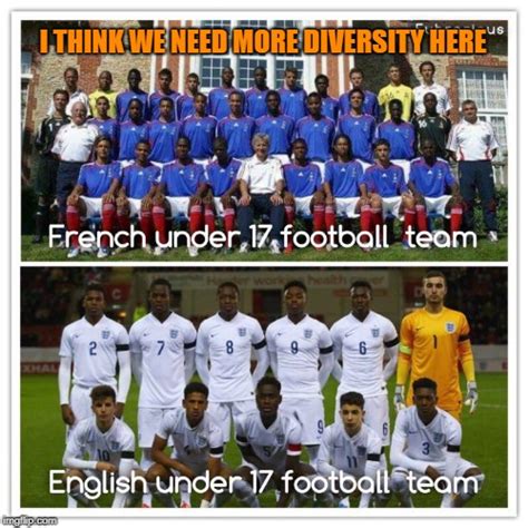 Soccer diversity meme